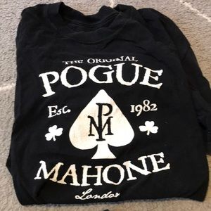 Vintage Pogues Irish punk tour shirt